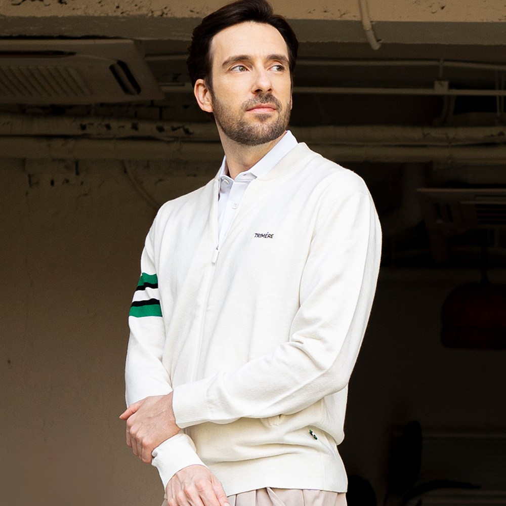 트리메르 골프 캐시미어 니트 집업 가디건 149,000원