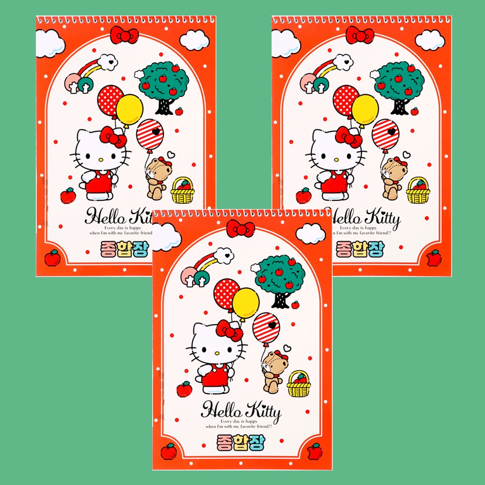 헬로키티 종합장 키티 연습장 초등 산리오 8,900원
