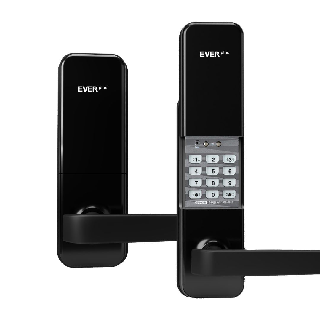 에버넷 무타공 커버형 도어락 에버플러스 EP900 다크그레이 고객직접설치 (번호전용,카드), 고객직접설치, EP900-N (번호전용) 62,800원