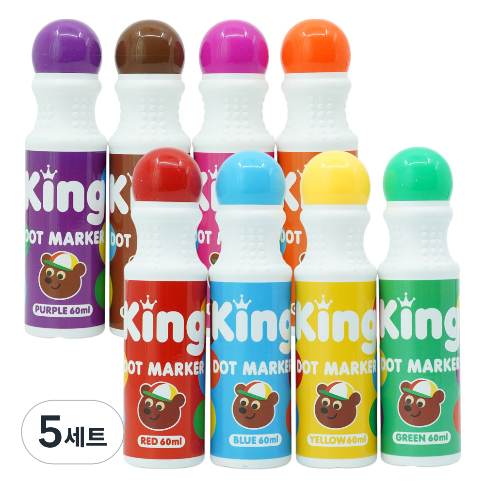 따블리에 워셔블 킹 도트물감 미술놀이 유아물감 도트마카 480ml 66,820원