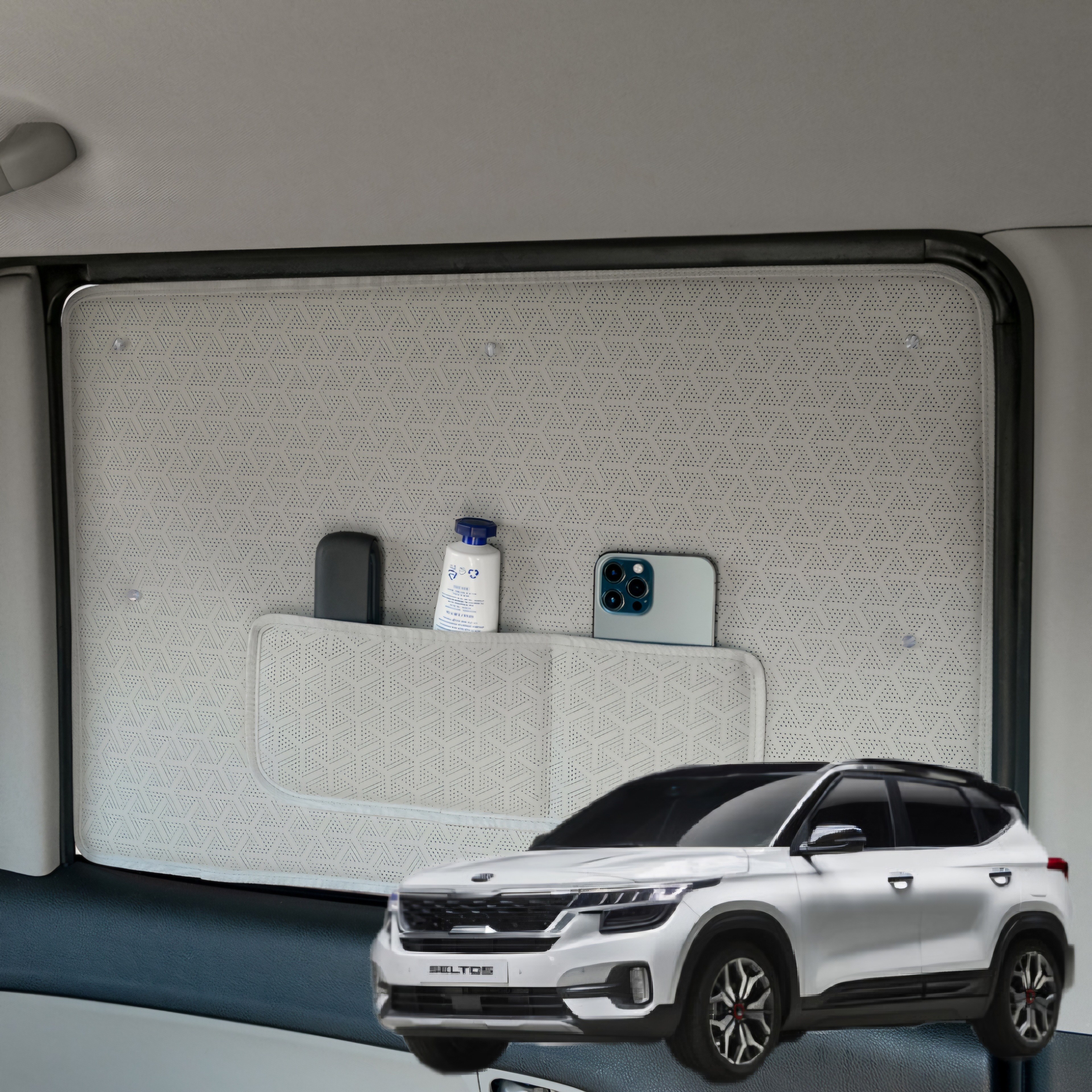 셀토스 햇빛가리개 암막커튼 차박커텐, 1세트, 2열(뒷좌석+쪽창) 35,000원