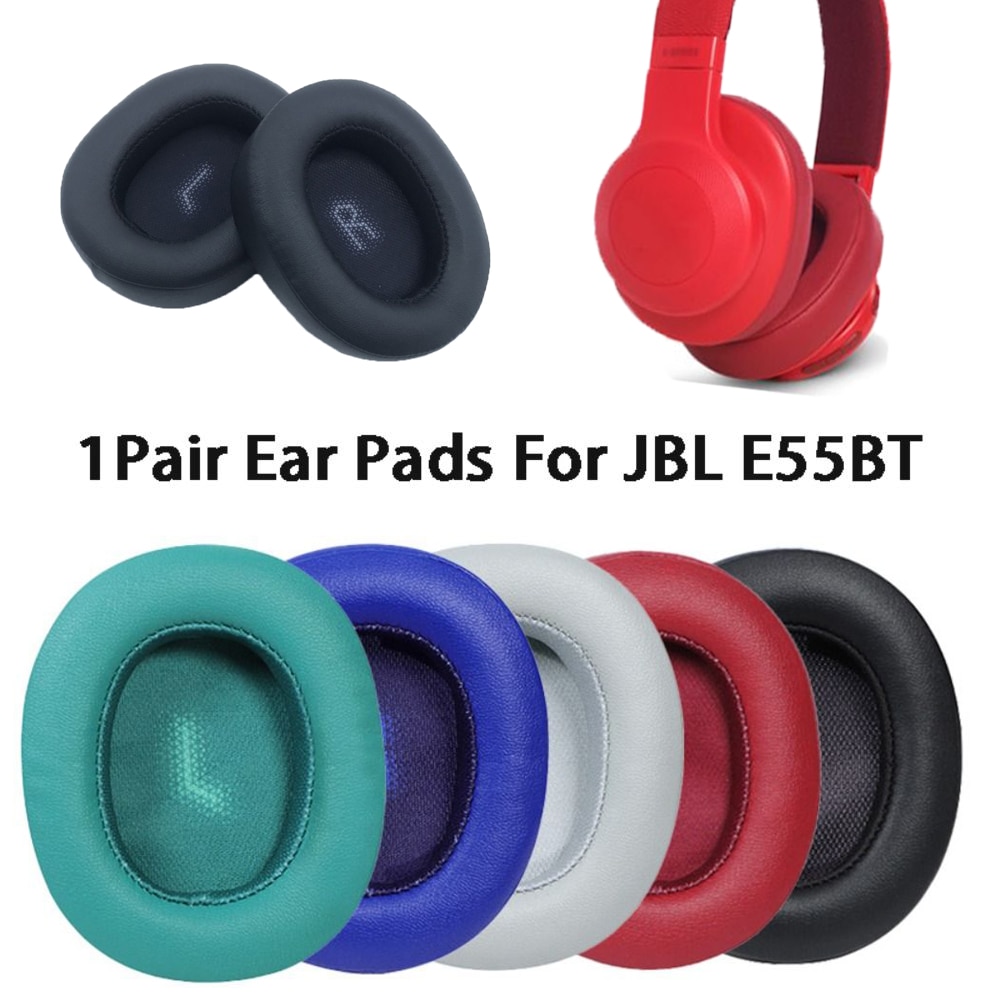 JBL E55BT 헤드폰 액세서리 폼 스폰지 이어 쿠션 이어 패드 게임용 헤드셋 이어 머프 수리 부품 용 1 쌍 이어 패드 교체 13,860원