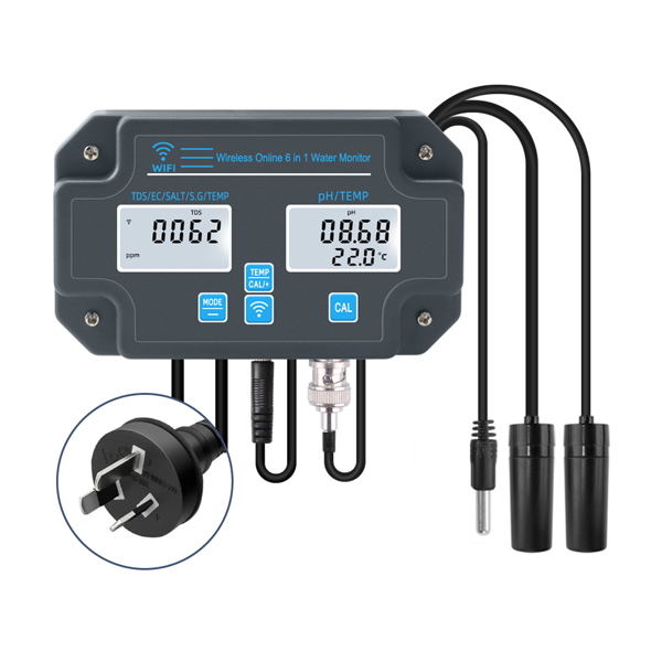 Yieryi YY-W9909 스마트 블루투스 수질 검사기 PH TDS EC 염분 S.G. 온도 계량기 와이파이 앱 지능형 제어 101,720원