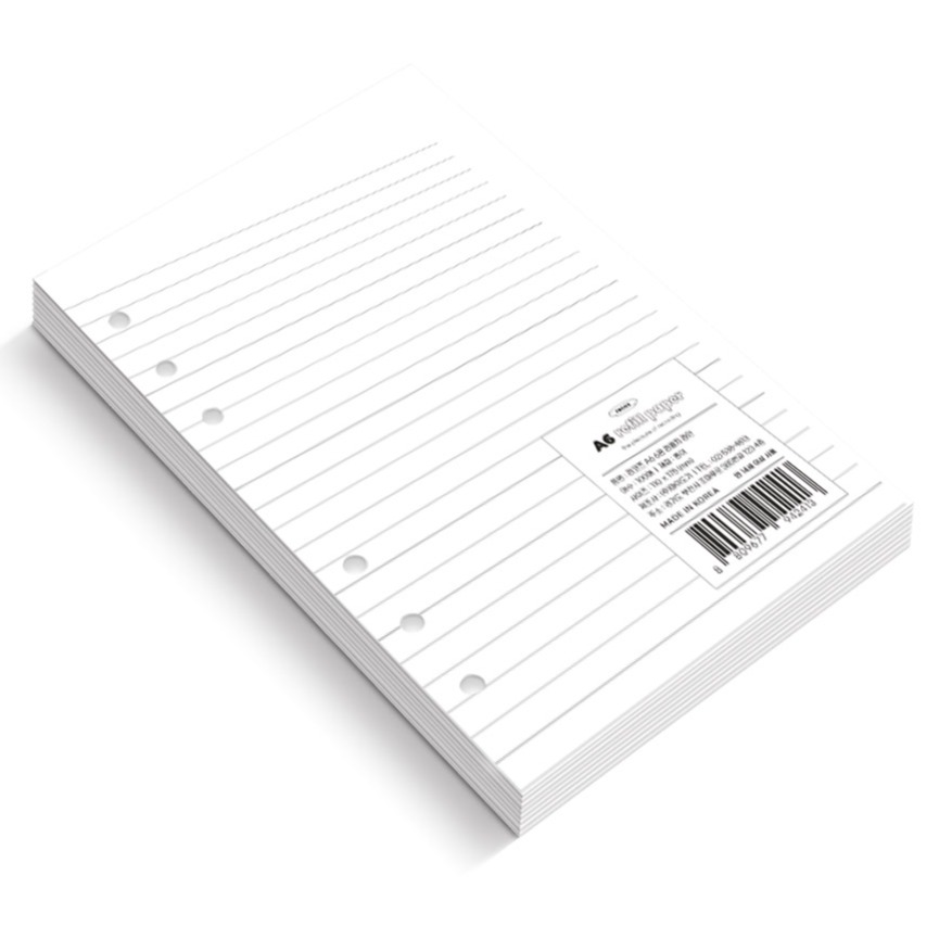 리코즈 A6 6공 리필 다이어리 내지 만년형 라인 6,900원