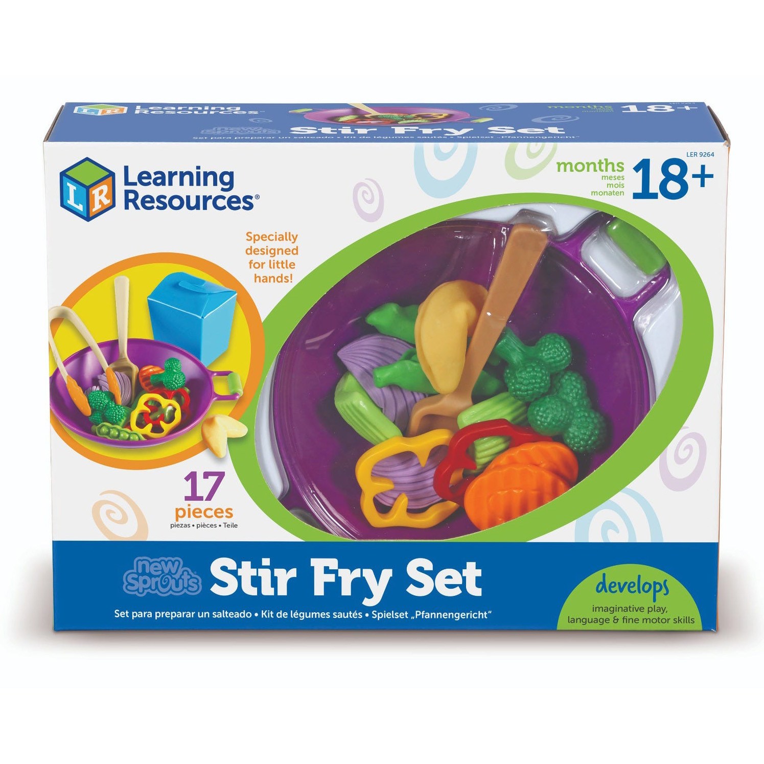 러닝리소스 LER 9264 뉴 스프라우츠 볶음 요리 만들기 세트 주방놀이 역할놀이, 1개 43,100원