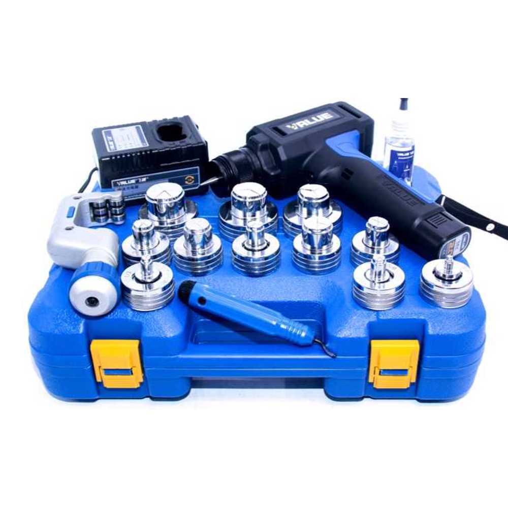 밸류 VEE-2 무선 자동 확관기 풀세트 충전형 에어컨 전동확관기 스웨이징 다구경 673,200원