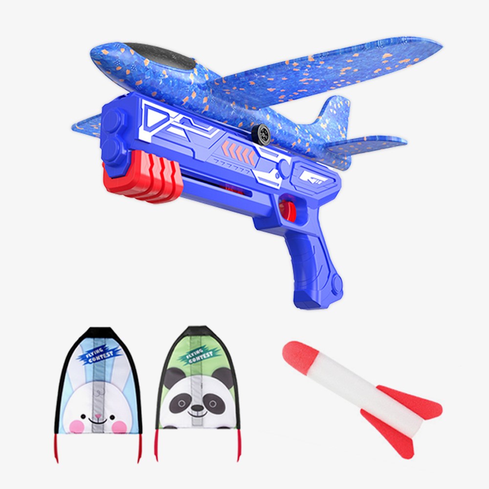리드365 에어글라이더건 에어로켓 연날리기 3종 풀세트, 블루 13,800원