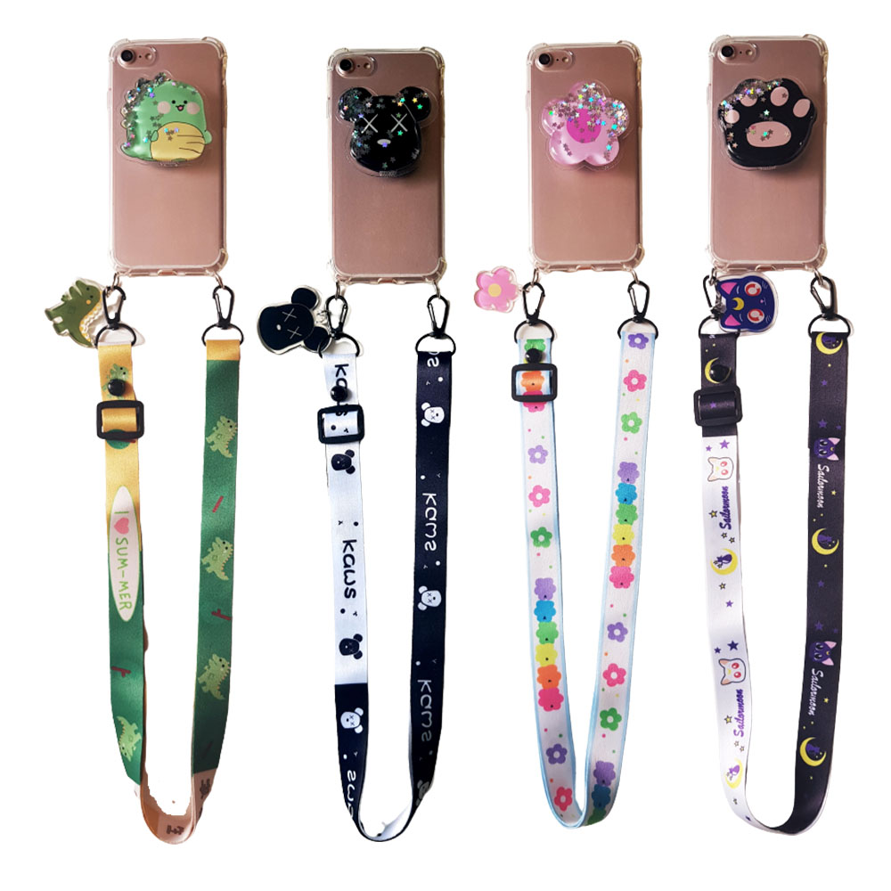 갤럭시 와이드8 M16 5G SM-M166S 목걸이 폰그립톡 실리콘 투명 젤리 휴대폰 케이스 8,500원