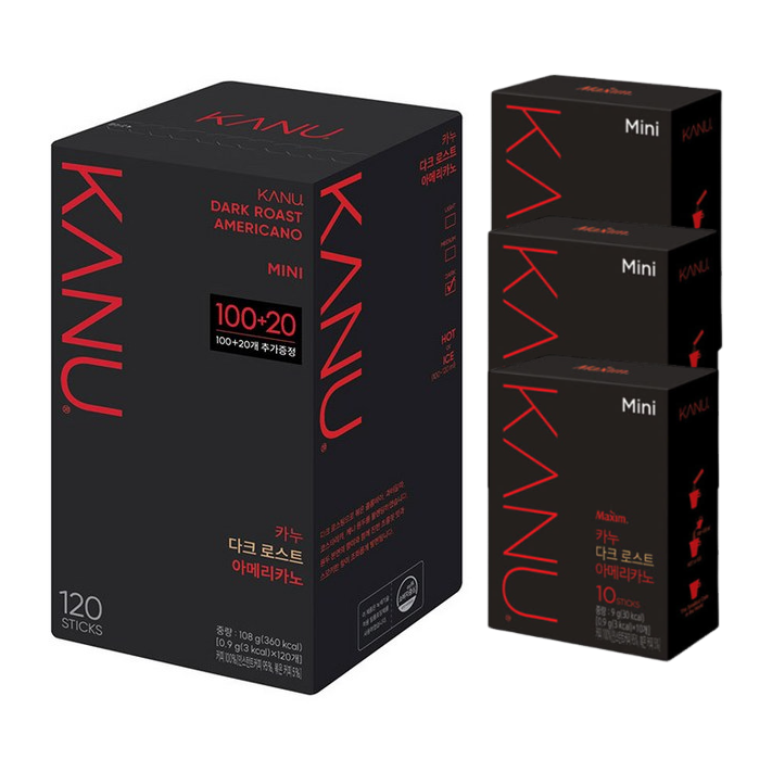 카누 미니 다크 로스트 아메리카노 155T, 900mg, 1세트, 155개입 39,890원