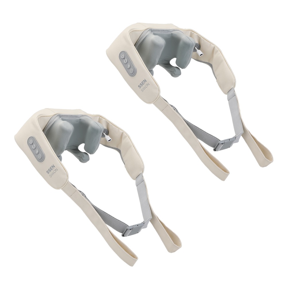 리빙웰 쎈시원 목 어깨 마사지기, 온열, 무선, USB충전, 다기능, 손맛 안마기 44,000원