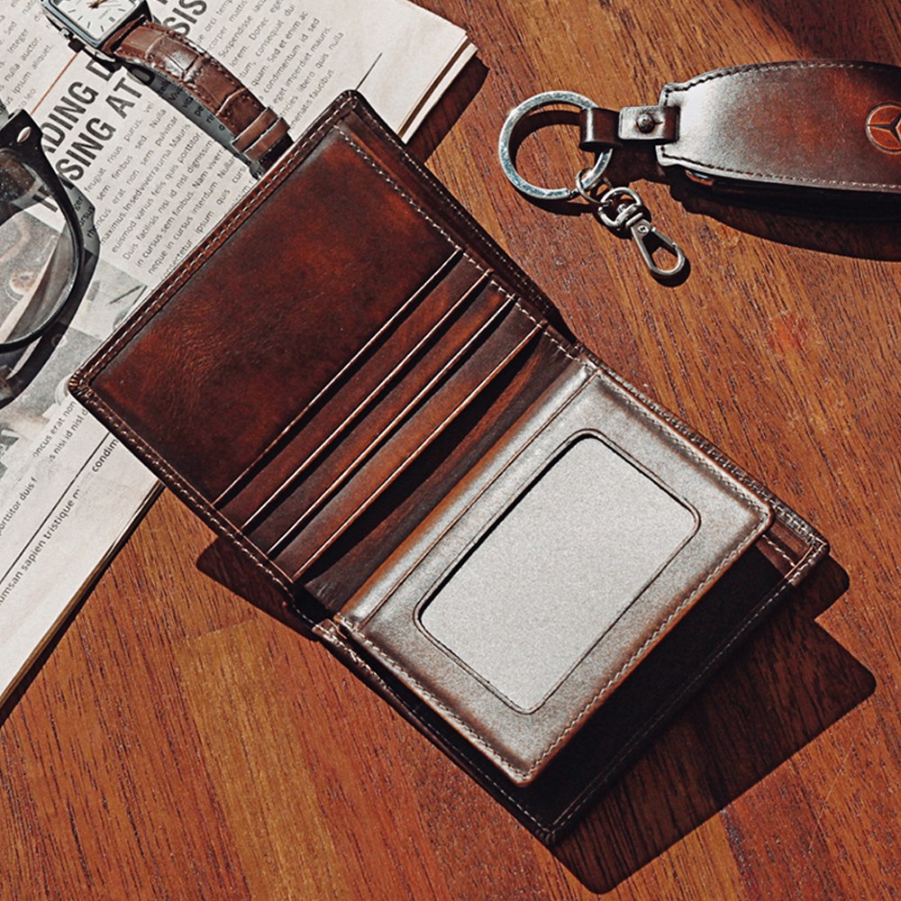 [당일출고] 지갑 남자지갑 남성지갑 남자반지갑 남자가죽지갑 슬림지갑 가죽지갑 MATT 마뜨 이니셜 아도방 소가죽 중지갑(투톤연밤)w27013 87,000원