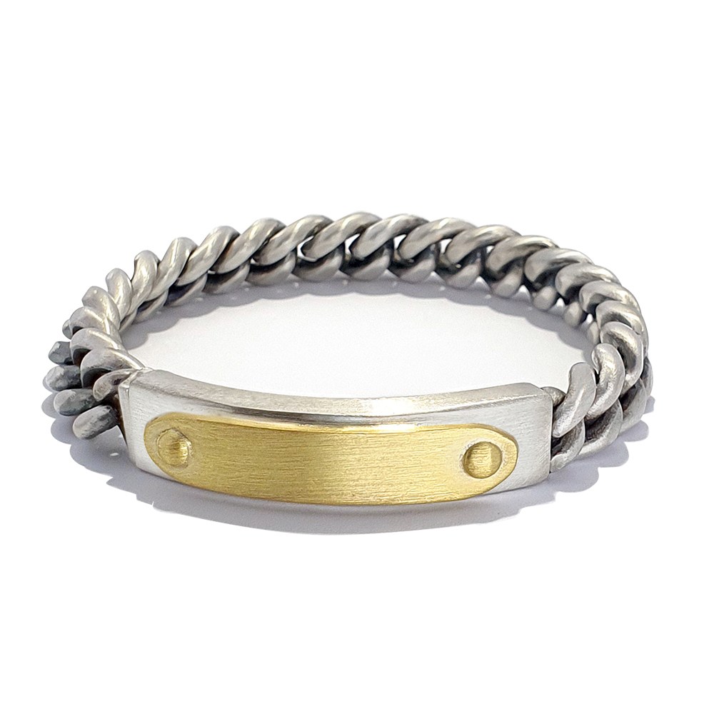 주얼리랩 99.9 무광 유광 925실버 클래식 각인 은팔찌 각인체인은팔찌찌 순은 핸드메이드 649,000원