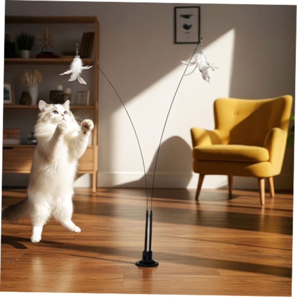 레토 고양이 2in1 흡착판 낚시대 장난감 세트 LPT-FT03 22,300원