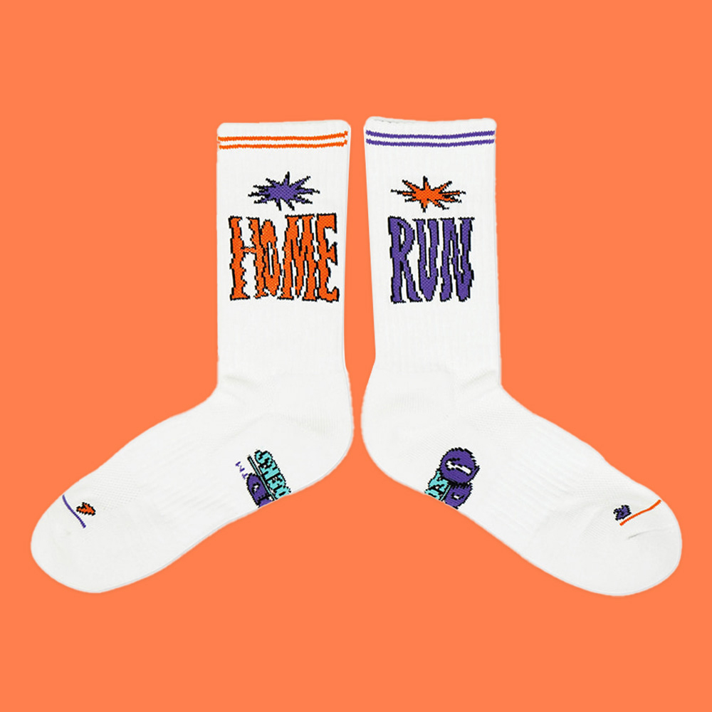 오드삭스 발목보호양말 마라톤 스포츠 러닝 양말 홈런 블랙, 단품 12,790원