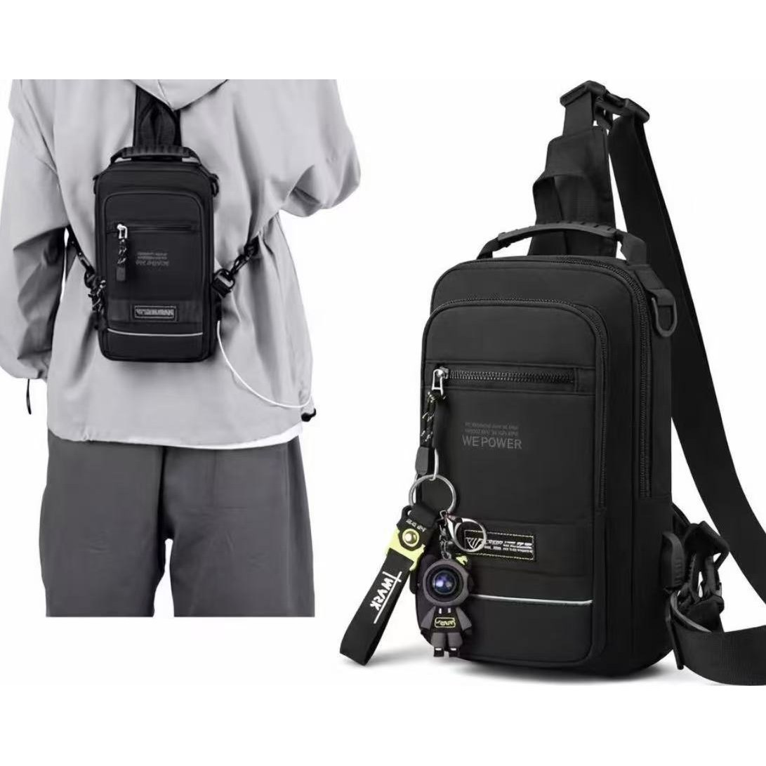 남성 미니 크로스백 슬링백 가슴가방 키링 증정 24,900원