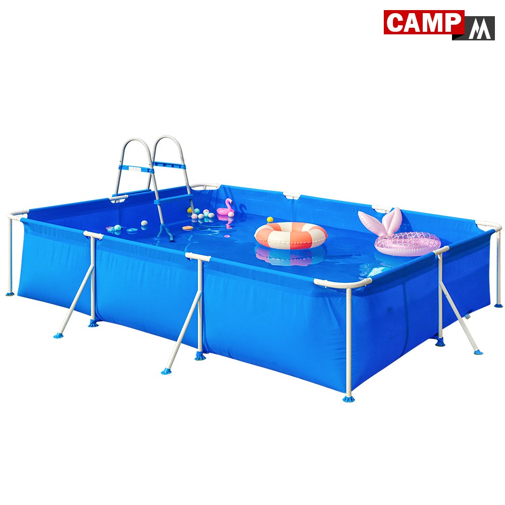 캠프엠 가족 풀장 특대형 이동식 유아 볼풀장 사각기둥 프레임 초대형 옥상 조립식 패밀리 수영장 야외 대형 어린이 물놀이 키즈 물풀장 접이식 마당 사각풀 @chang 014725mo 155,000원