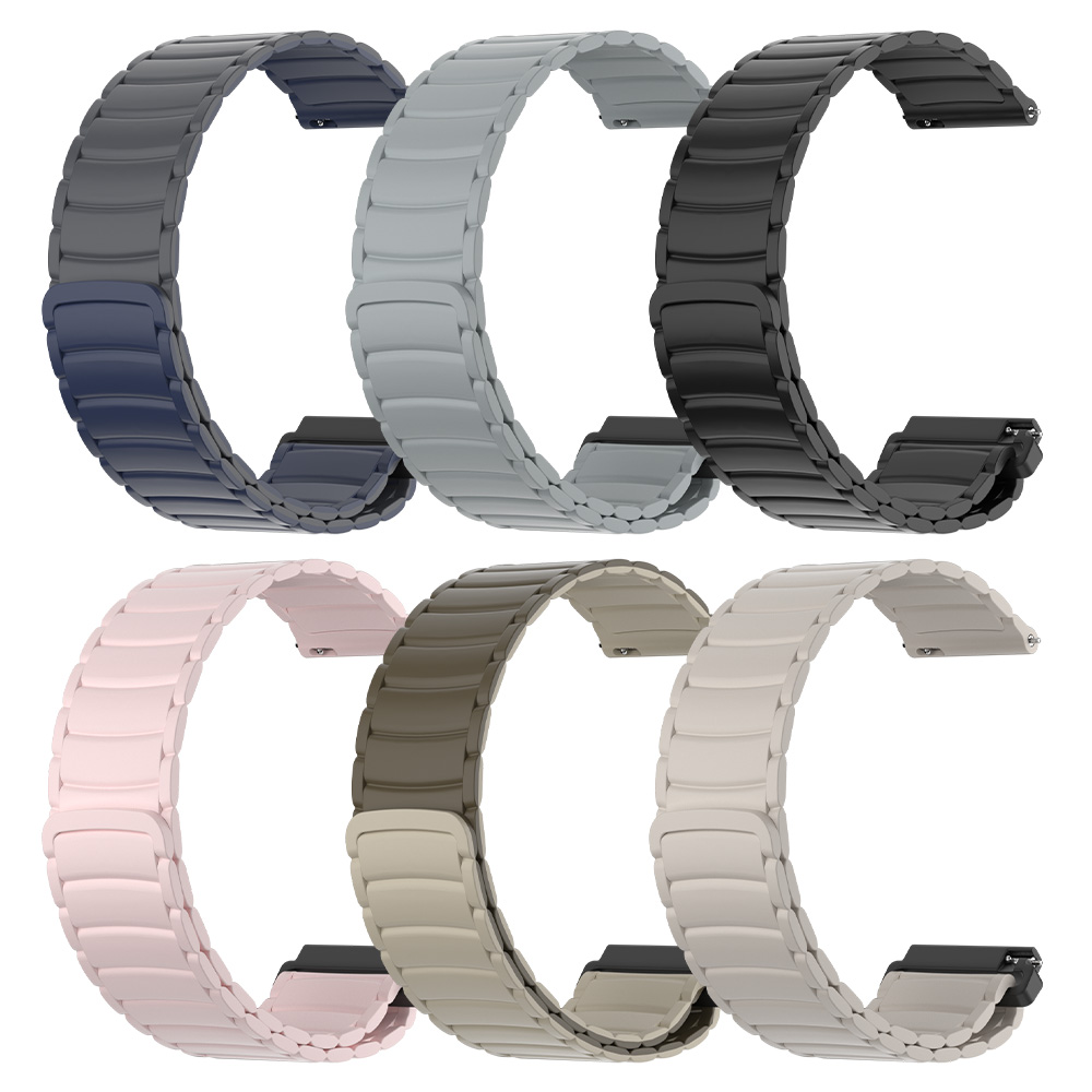 와피크 스마트워치 일체형 실리콘 마그네틱 스트랩 22mm 갤럭시워치 호환, 그레이, 1개 19,900원