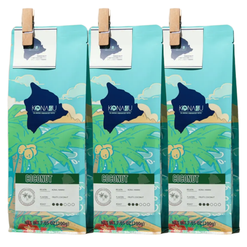 코나포유 세계3대커피 하와이 코나커피 하와이안 코코넛 원두 200g 55,000원
