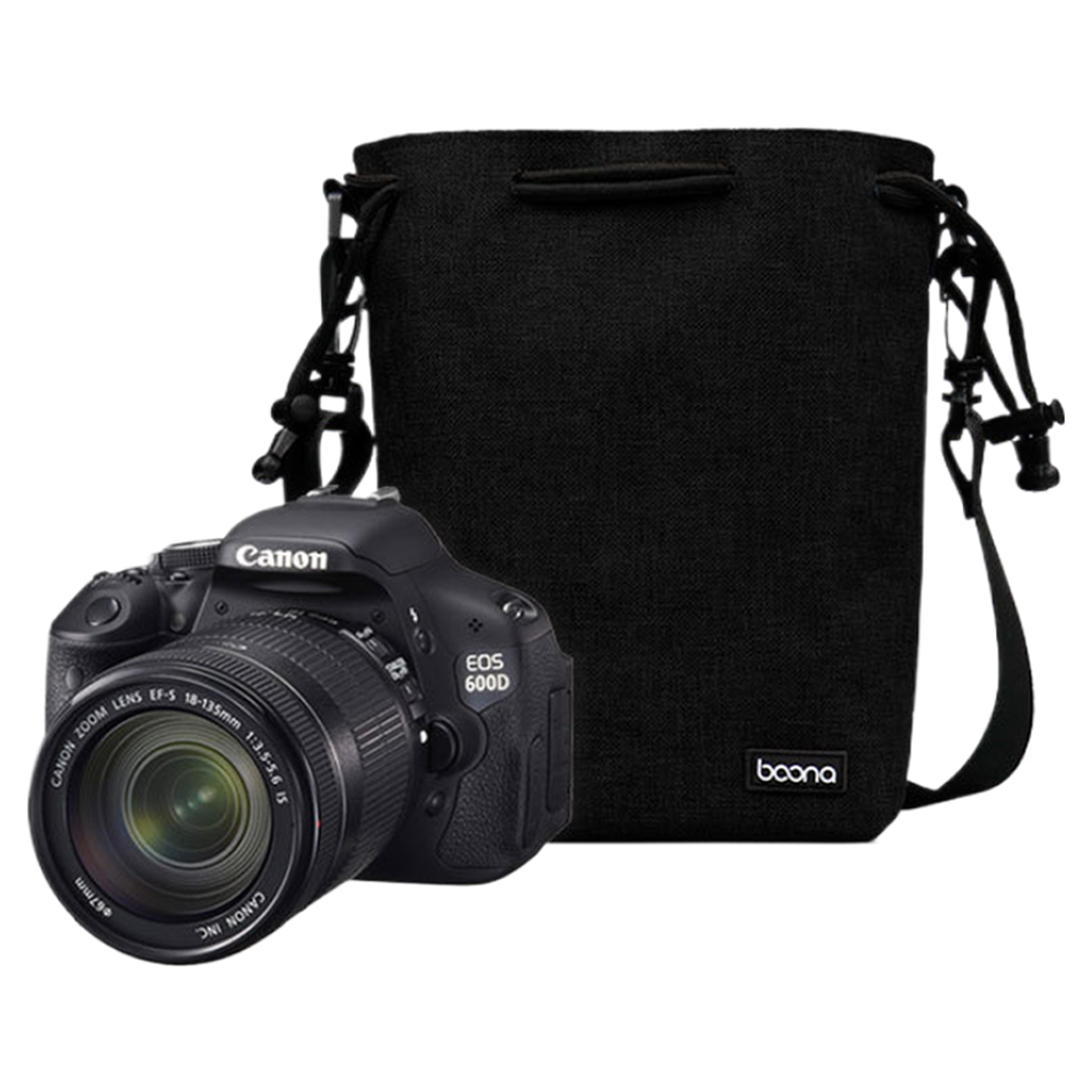 부나 파우치 여행용 인텔리 카메라 가방 미디엄 150 x 220 x 100 mm, 35 블랙, 1개 17,510원