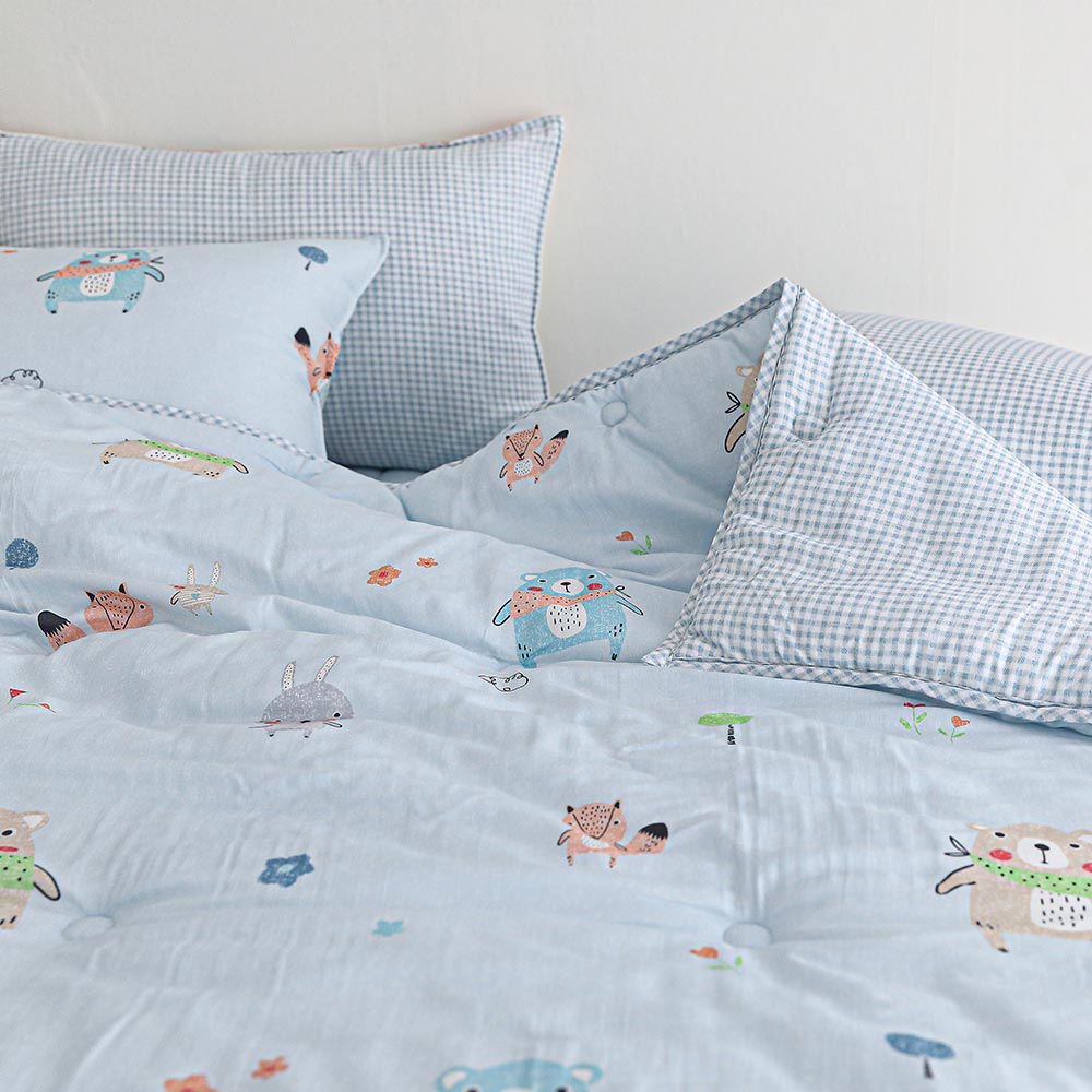 아르떼베딩 꿈동산 알러지케어 키즈침구 어린이 초등학생 부드러운 모달 차렵이불 SS 61,800원