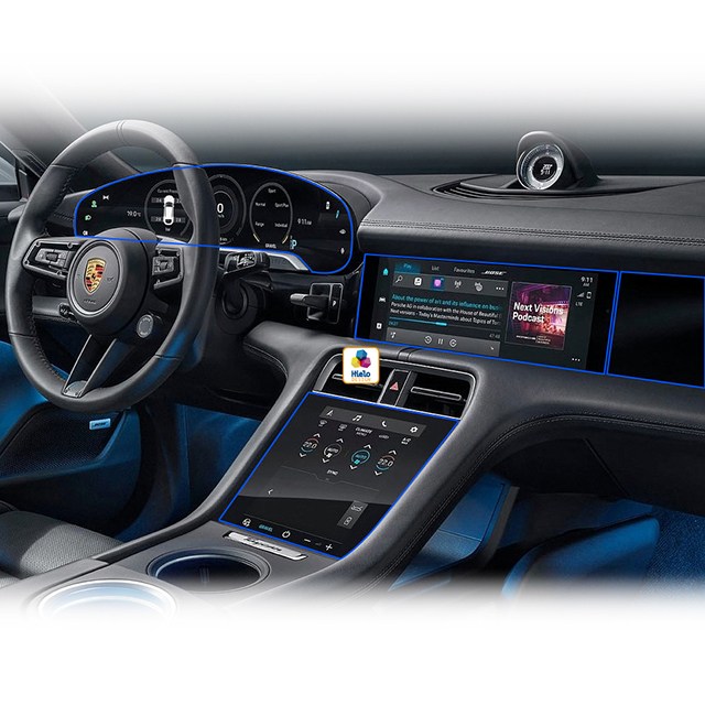 포르쉐 타이칸 내비게이션 필름 강화유리 액정보호 계기판 공조기 에어컨 나노소프트 크로스투리스모 20,900원