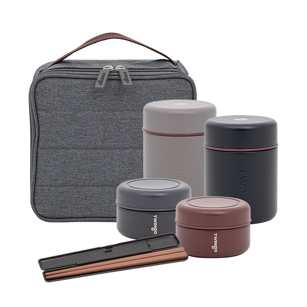 트윙고 클로버 보온도시락 5종 세트 1420ml 믹스 + 전용젓가락세트 증정 TW5-1420QGSB 50,100원