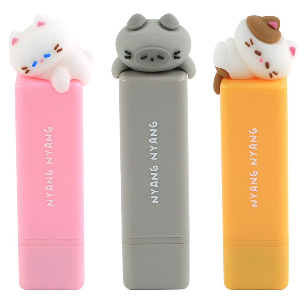 핑크풋 냥냥 미니 스탬프 3종 세트 7,400원