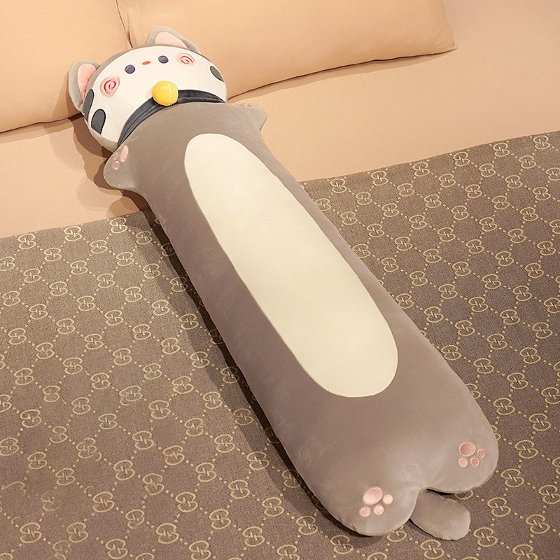 유판 대형 바디필로우 귀여운 고양이 바디필로우 롱쿠션, C 그레이 35,080원