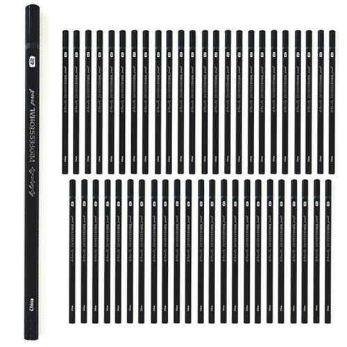 4B연필 전문가용,미술용두꺼운심, 48개, 4B연필 7,600원