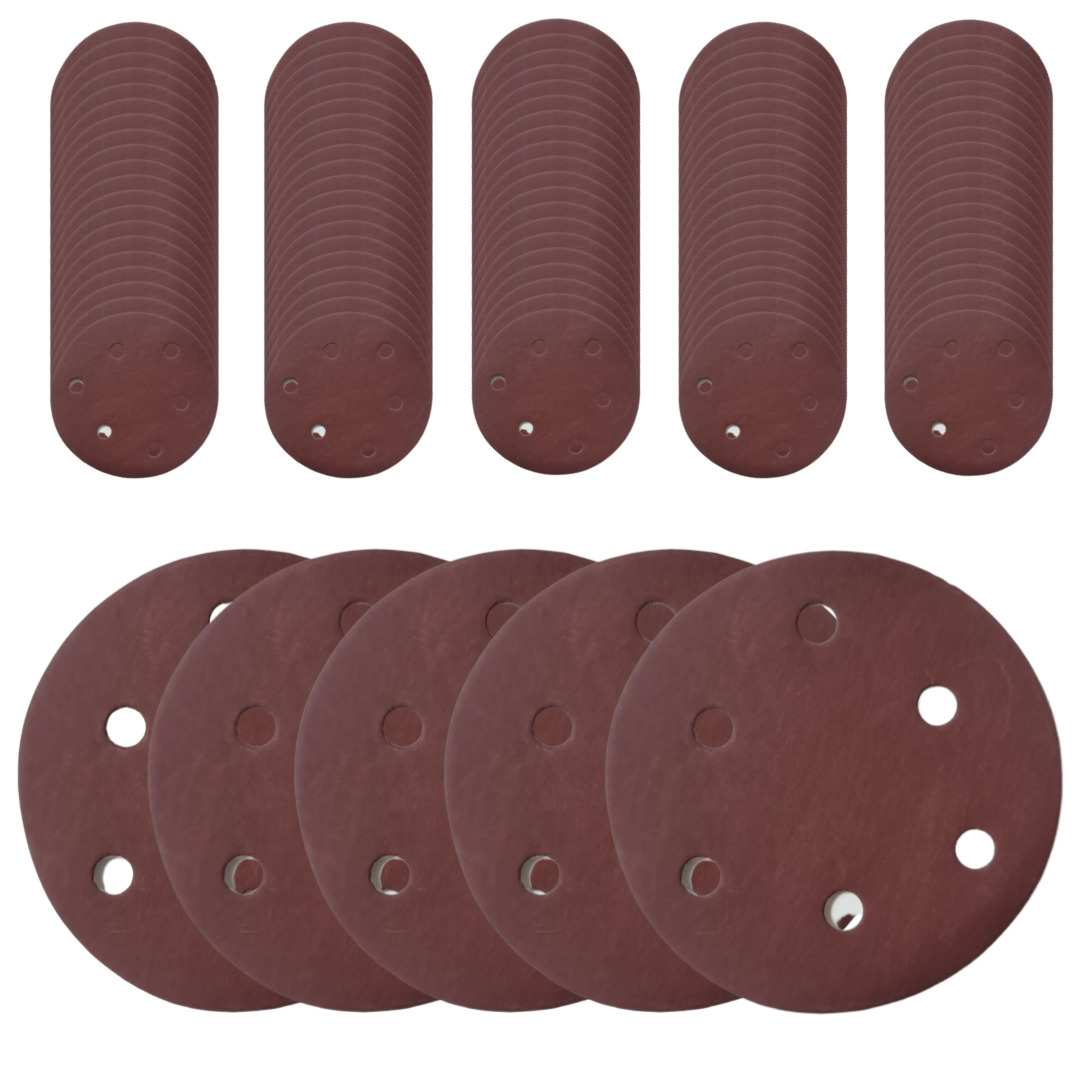 블루버드 원형 사포 125mm 5인치 6홀 100장 80방 13,900원