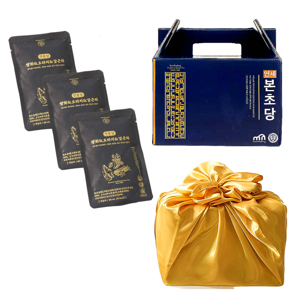 [연본당] 쌍화&도라지&갈근차: 쌍화차장인의 겨울철 추천 목편한 전통차 by 연세본초당 Since1988, 80mg, 10개입, 1박스 21,000원