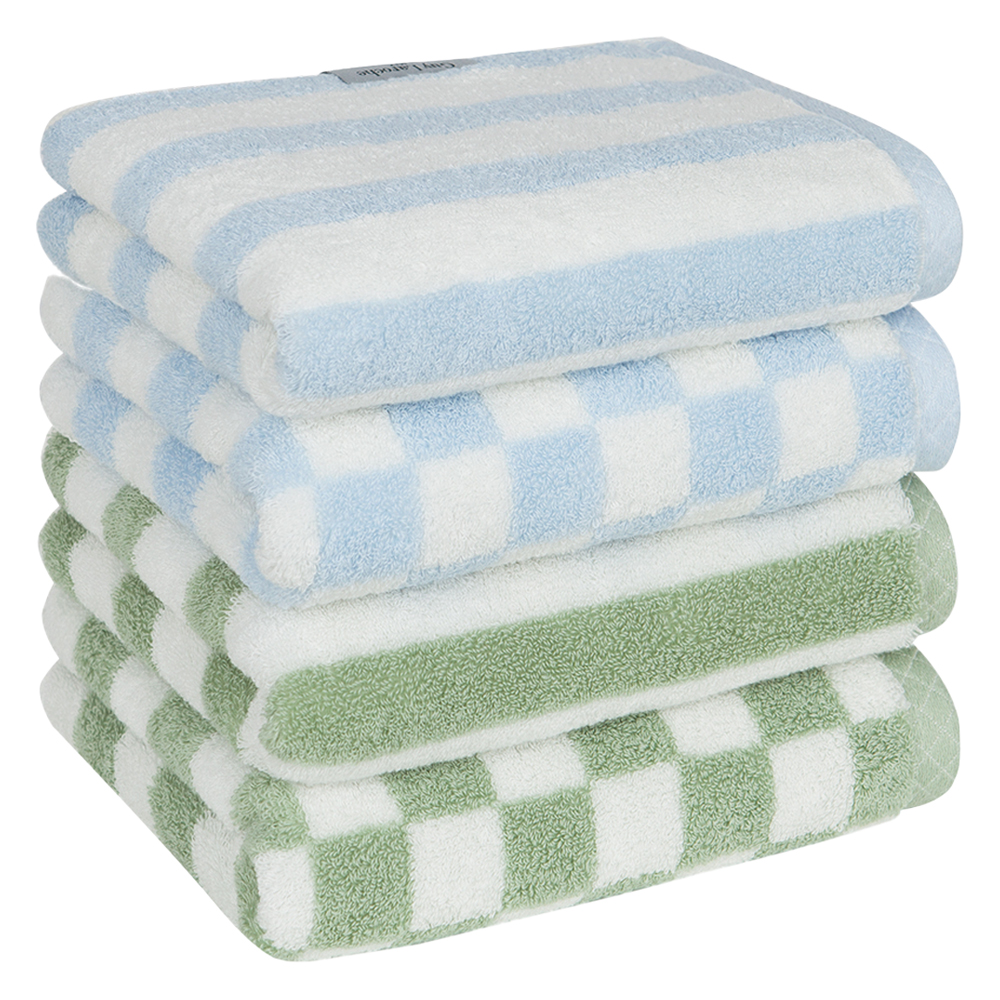 기라로쉬 프리미엄 선염라인 타올 200g 40수 코마사, 혼합색상, 4개 29,280원