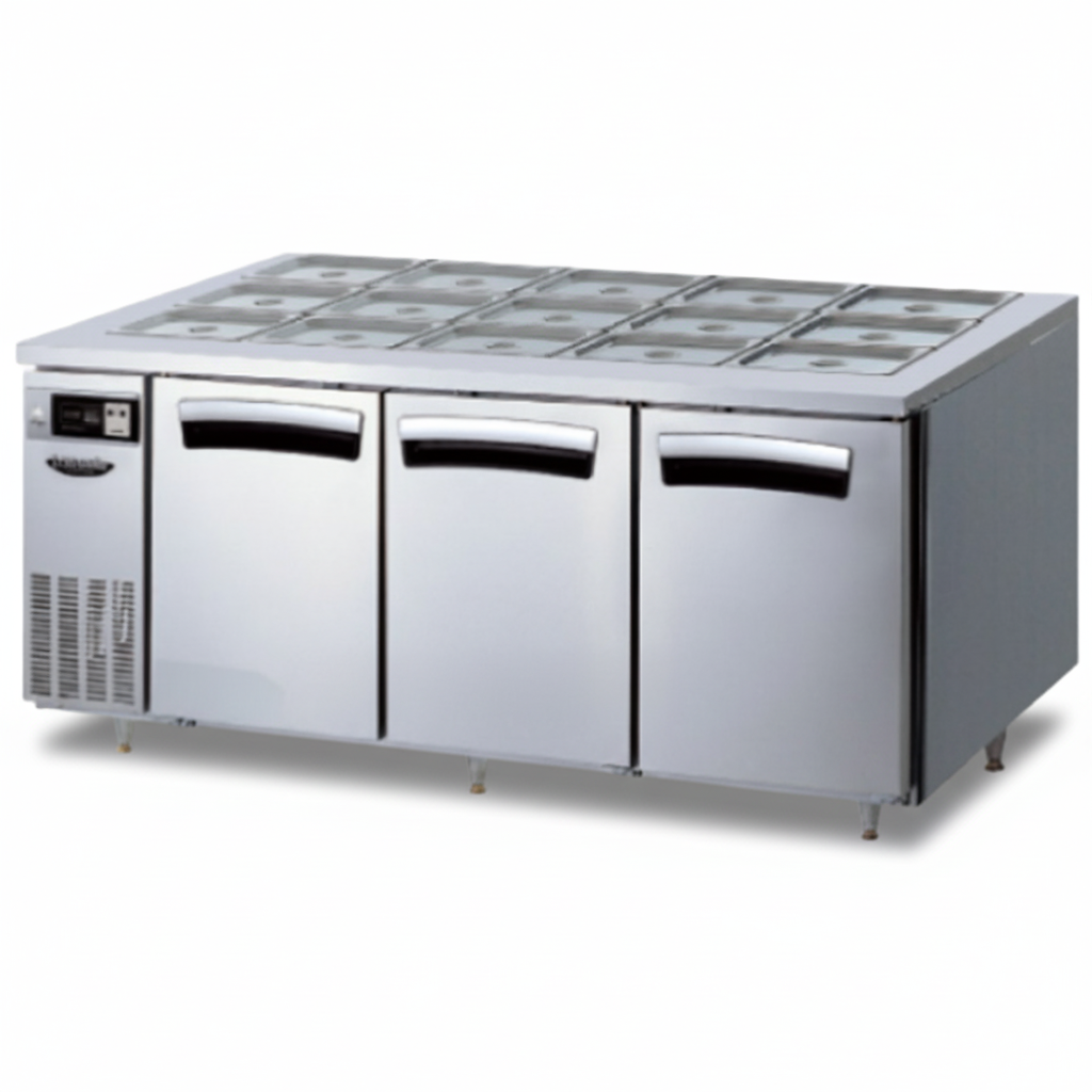 (라셀르) 간냉식 반찬테이블 업소용 냉장고 1800 (LTB-1834R) 2,079,000원