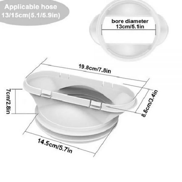 창문형 에어컨 자바라 이동식 어댑터 배기 호스 연결 커넥터 가림막 범용 덕트 익스텐션 파이프 신축성 악세서리 파이 20,000원