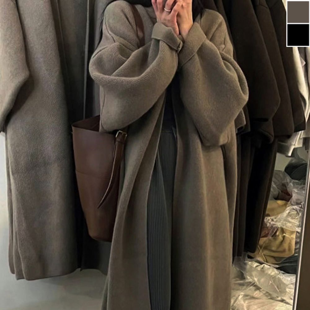 여성 루즈핏 니트 롱가디건 1P 겨울 데일리 패션 코트 96,300원