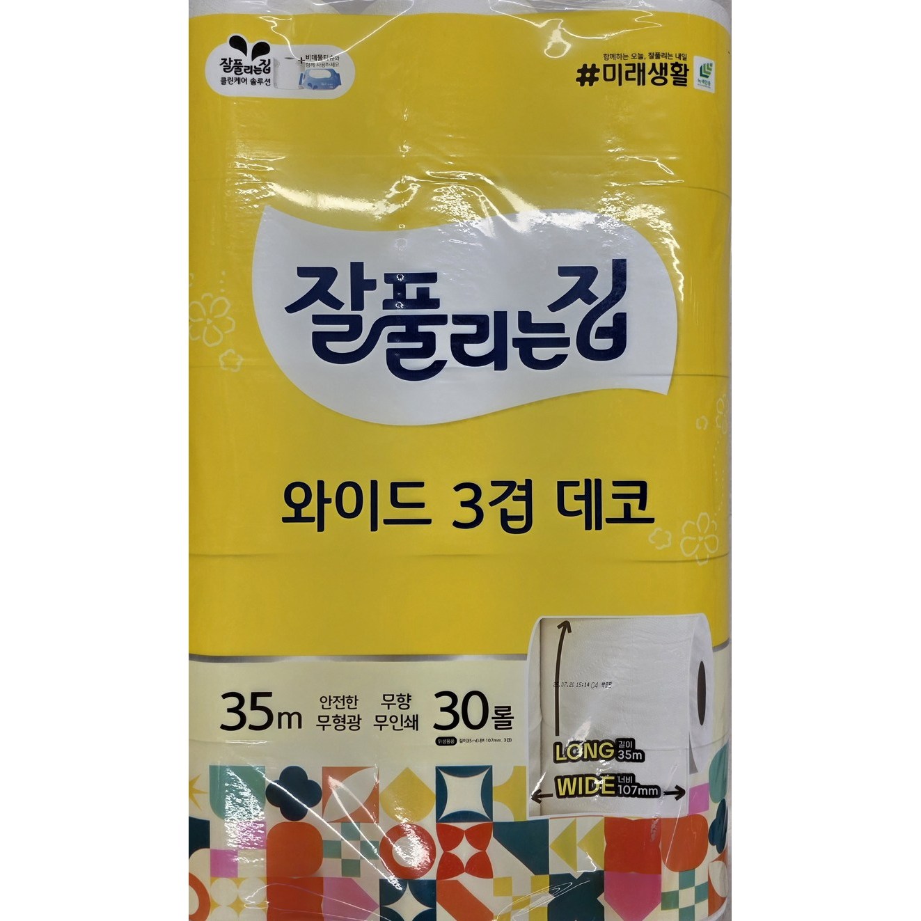 잘풀리는집 와이드 데코 3겹 화장지 25,510원