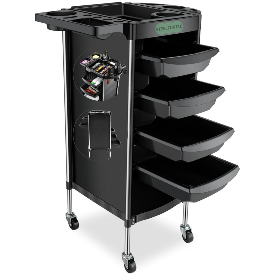 스틸터틀 미용실 트레이 카트 추레라, 4단 54,900원