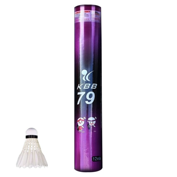 KBB 79 셔틀콕 입 1타/스포츠/레슨/연습/시합/배드민턴/실내/깃털/경기/운동 150,500원