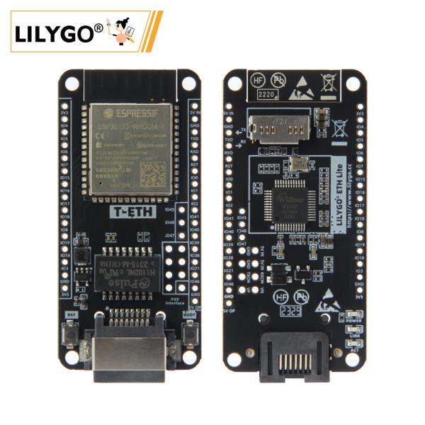 LILYGO® T-ETH-Lite 개발 보드 이더넷 모듈 ESP32-S3-WROOM 지지대 TF 카드 확장 가능한 전원 POE W5500 25,300원