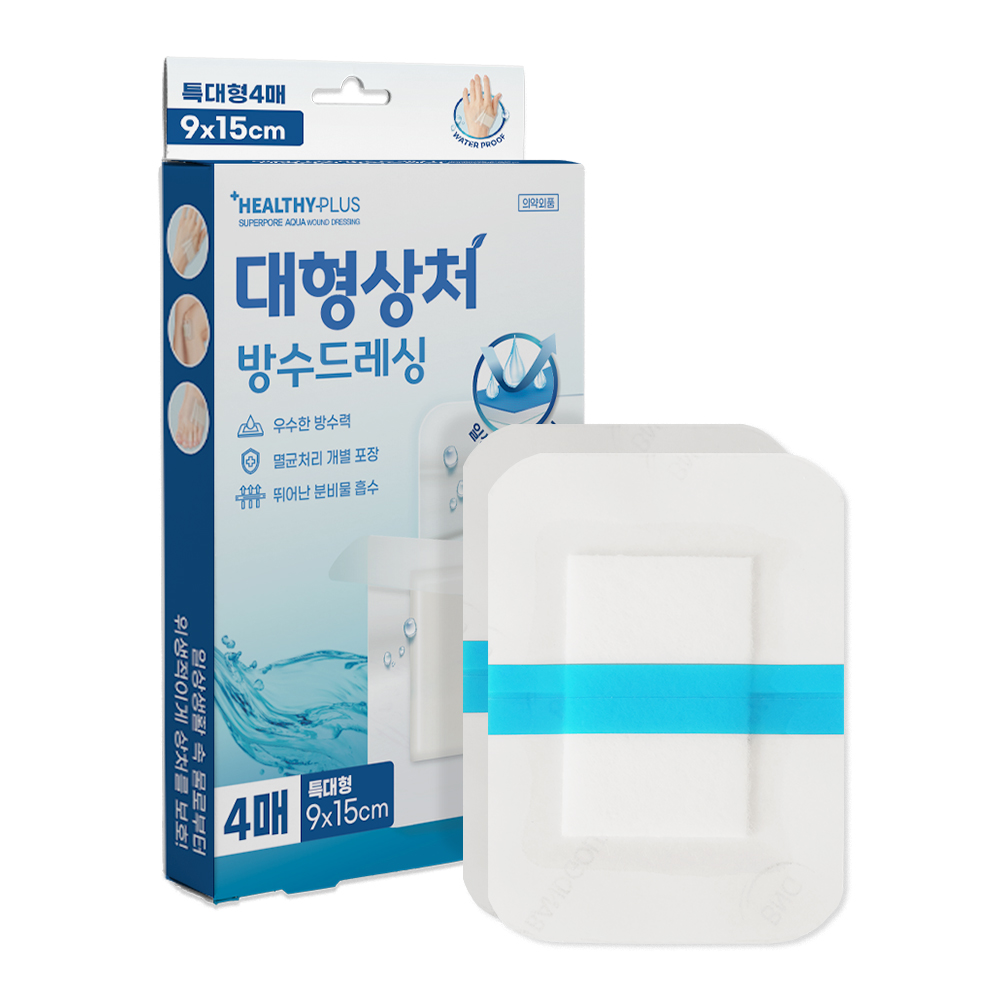 밴드골드 헬씨플러스 대형상처 방수 드레싱 5,700원