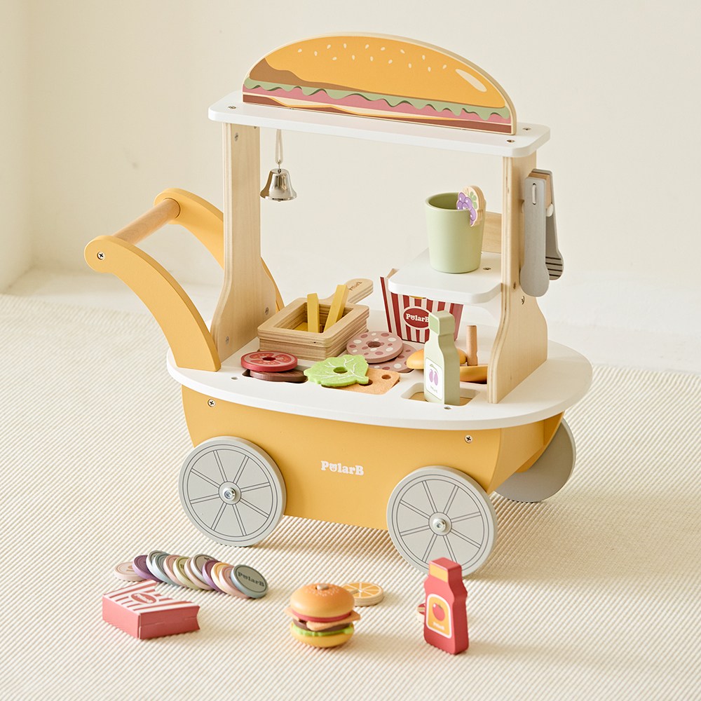 폴라비 원목 햄버거가게 카트 86,300원