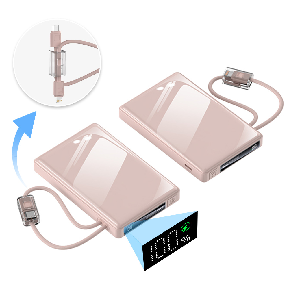 THOUSTA 대용량 보조배터리 20000mAh 고속충전22.5W  미니 일체형 휴대용 보조밧데리 기내반입 19,900원