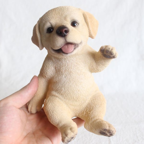 아네샵 앉은 리트리버 강아지 장식품 강아지 인테리어 조각상 미니어처 피규어 장식 소품 34,000원