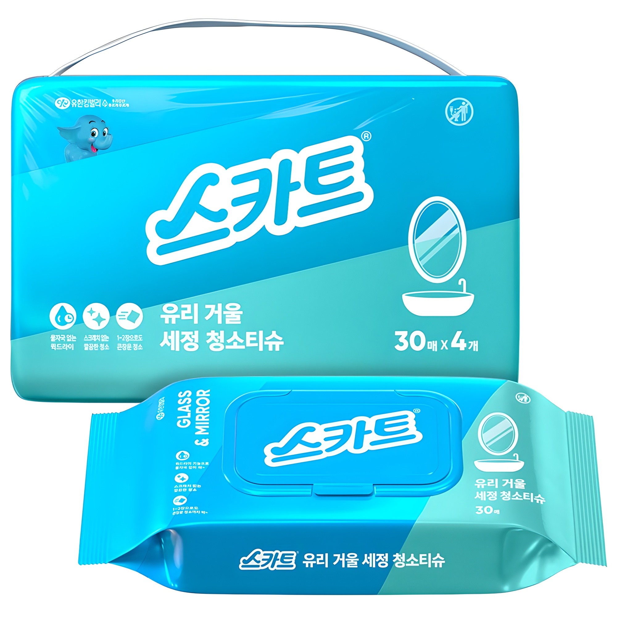 스카트 유리 거울 세정 청소티슈 9,040원