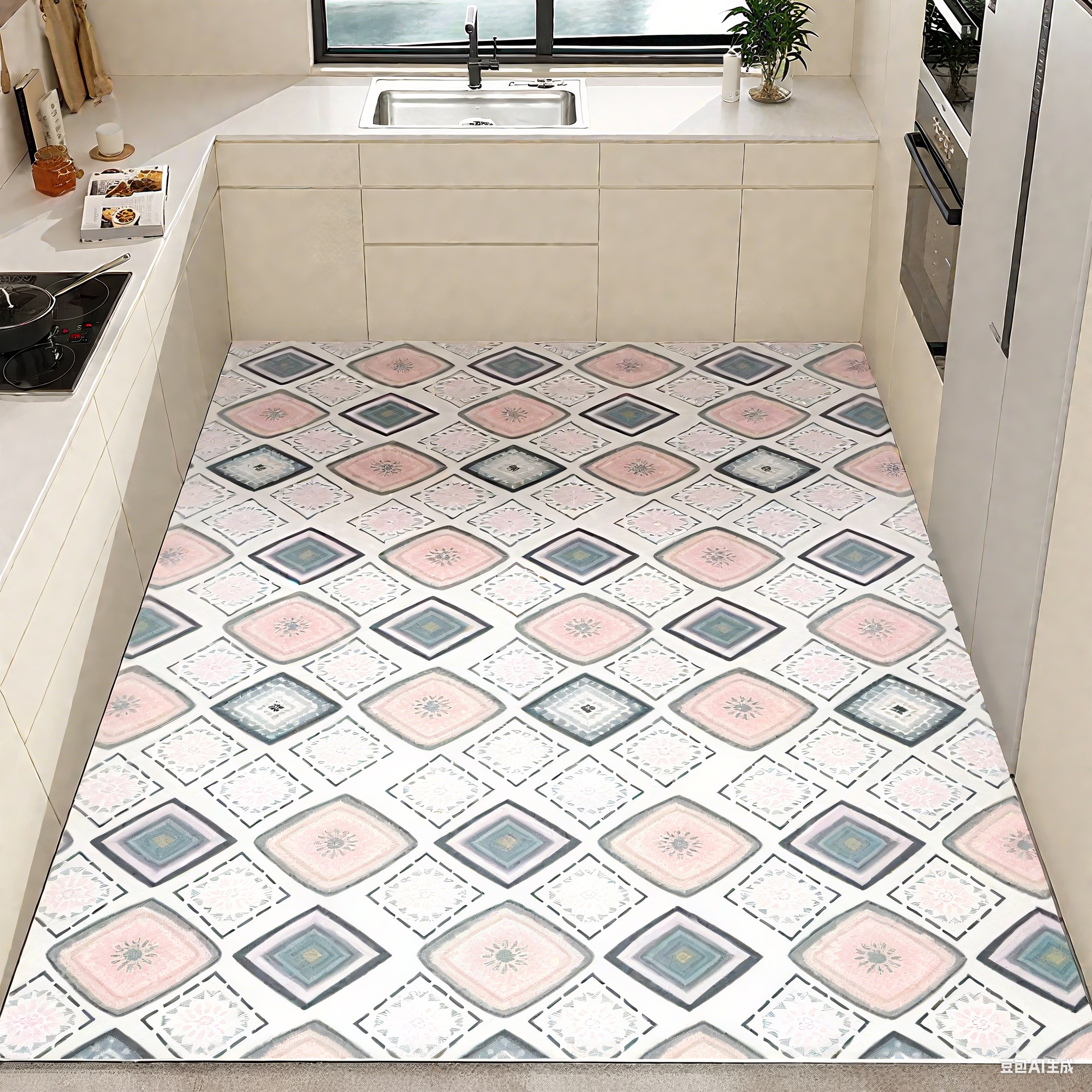 반전트미끄럼방지매트 주방매트 대형 가죽 바닥매트 현관 신발장 매트 미끄럼방지 방수 싱크대매트 다용도 커팅 가능 매트 19,800원