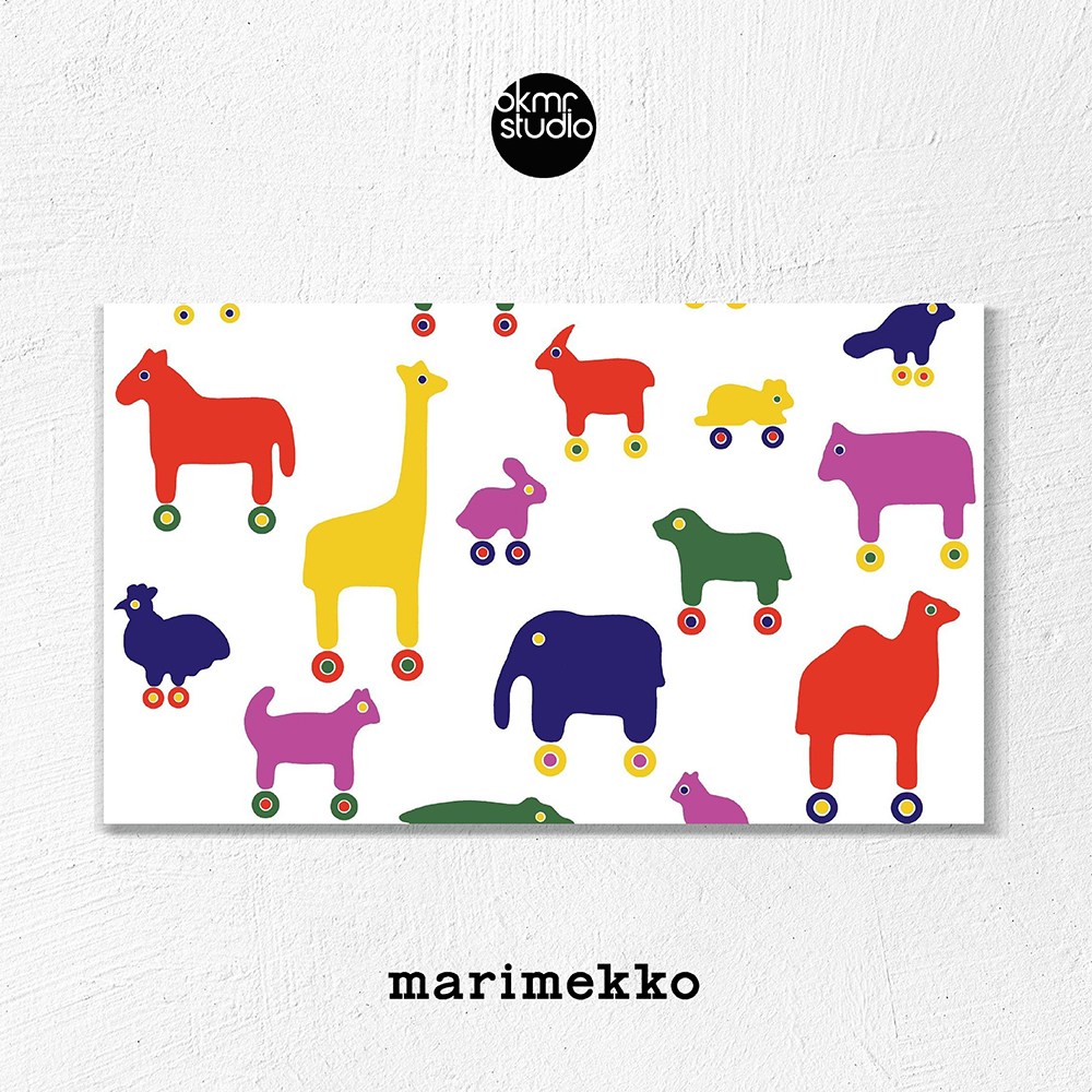 마리메꼬 룰라 동물원 멀티컬러 일러스트 대형 패브릭액자 365,450원