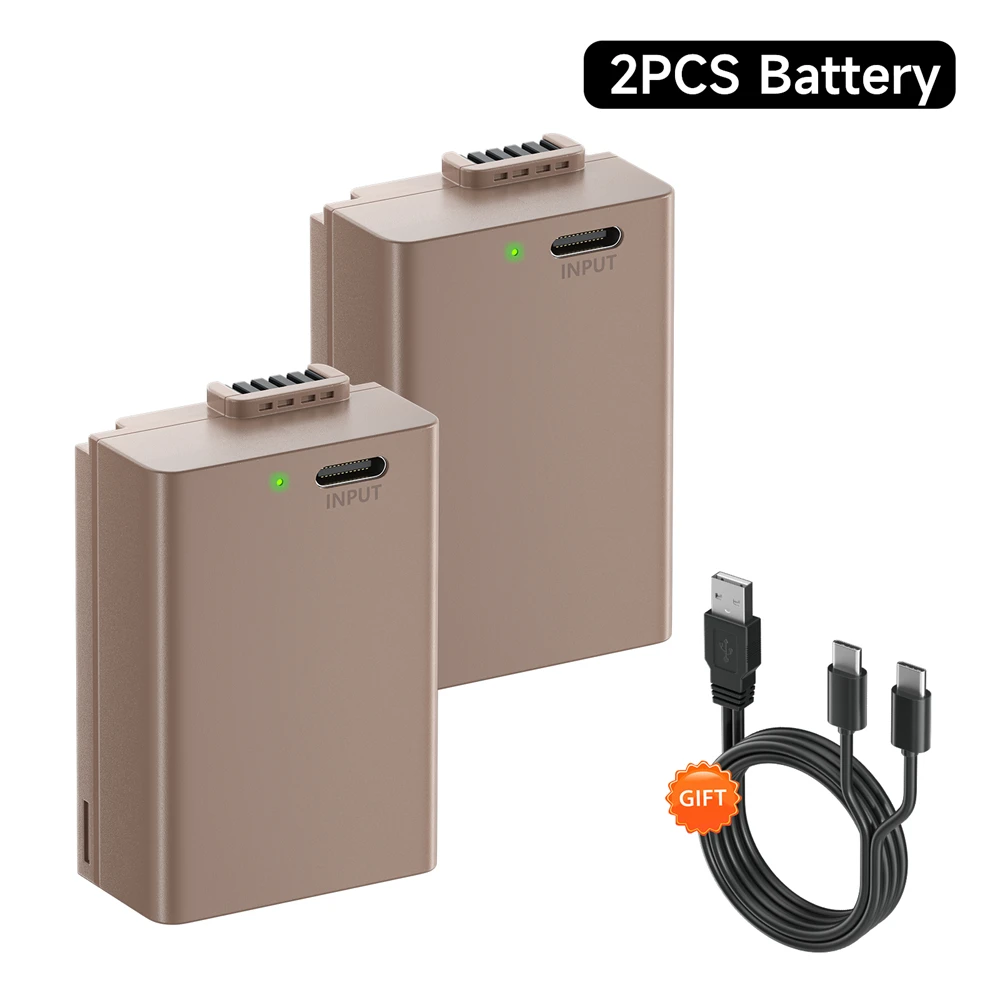 PALO 2100mAh EN-EL25 EN 배터리 (니콘 호환 Z30 Z50 ZFC Z 카메라용 USB-C 충전 포트 포함) 98,500원