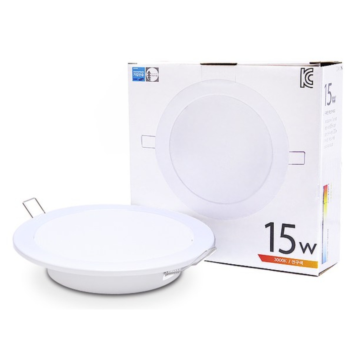 데이온 LED 매입등 다운라이트 6인치 15W 전구색 주백색 주광색 3,700원