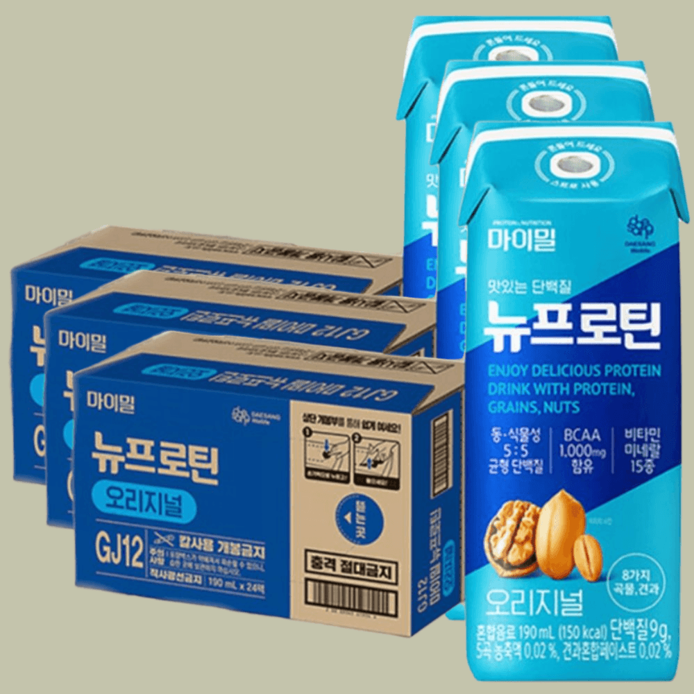 대상웰라이프 마이밀 뉴프로틴 오리지널 24입 190ml x 3박스, 190ml, 72개 98,730원