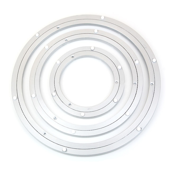 철물의민족 원형회전판 알루미늄회전판 TV회전판 회전레일 턴테이블, 알루미늄회전판 500mm 35,100원